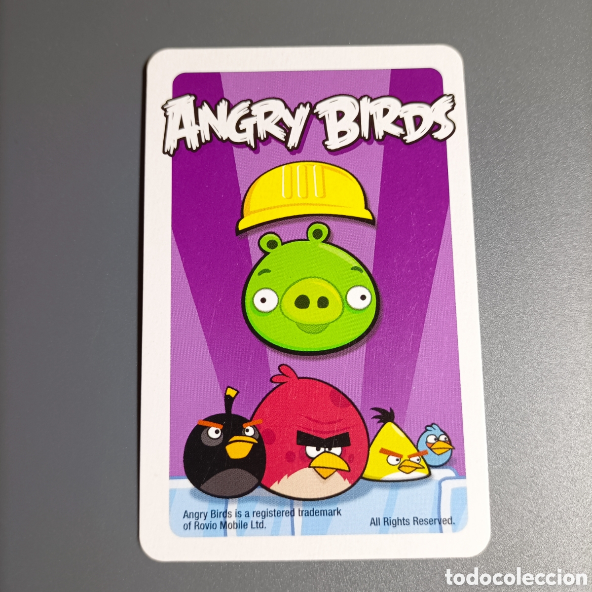 Trading Cards: CARTA COLECCIONABLE ANGRY BIRDS