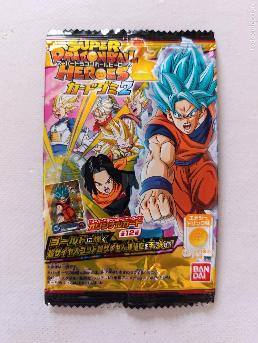 Trading Cards: SOBRE VACIO SUPER DRAGON BALL HEROES - BANDAI - JAPON 2017 - ESTA VACIO (209A)