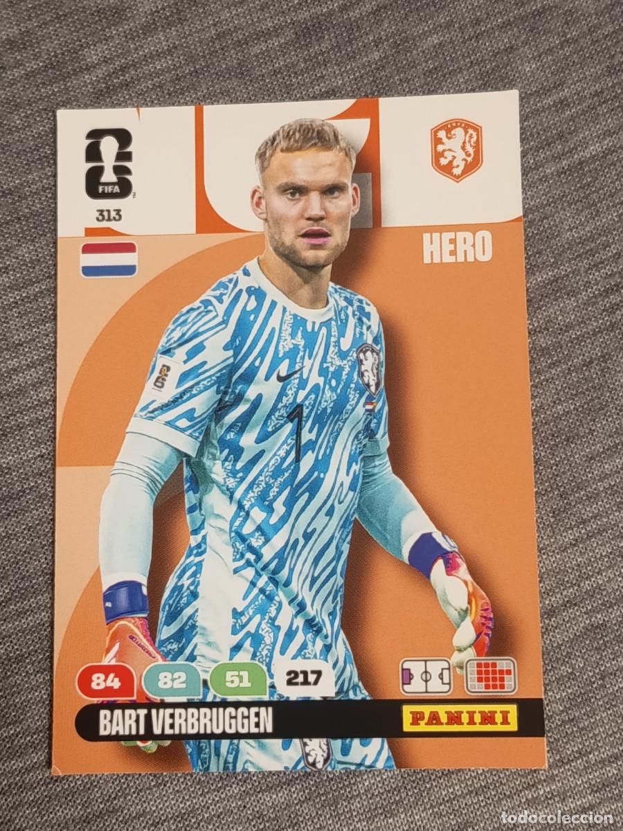 Trading Cards: ADRENALYN XL FIFA WORLD CUP 2026 BART VERBRUGGEN N&deg;313 PAISES BAJOS nuevo