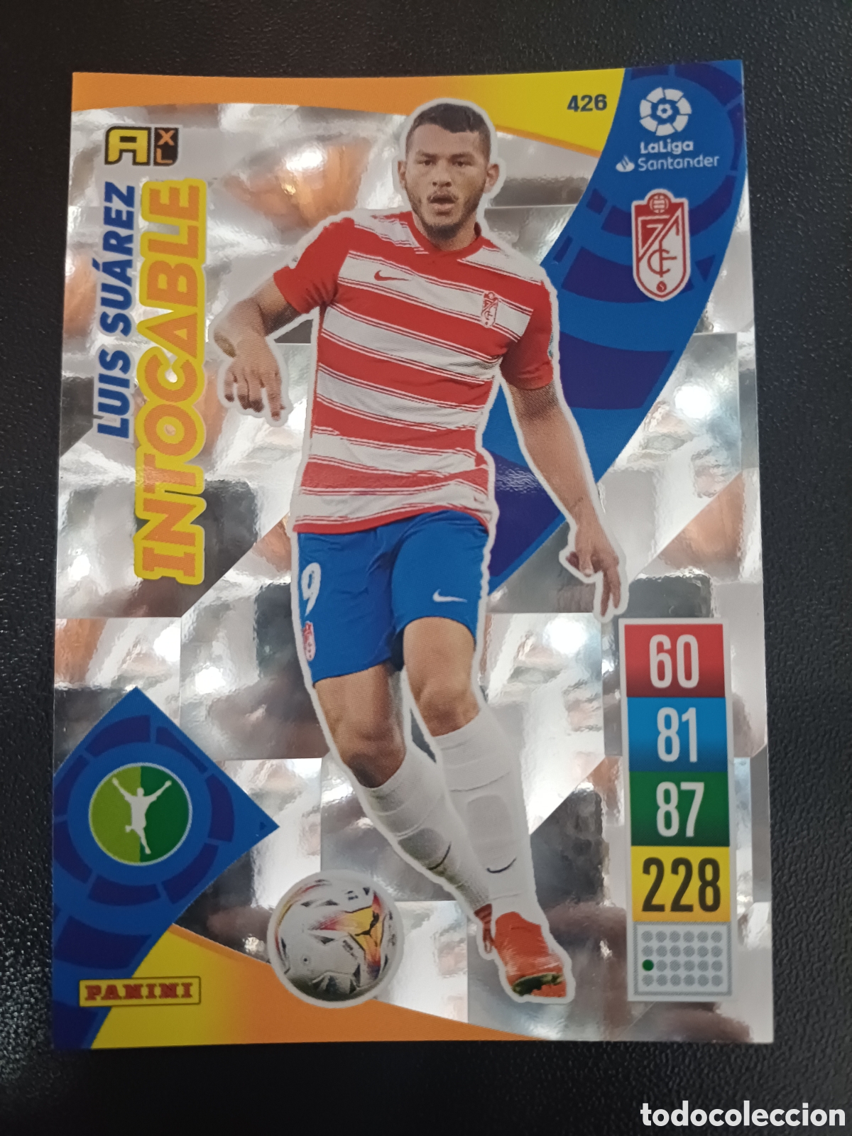 Cartas Colecion&aacute;veis: #426 LUIS SUAREZ GRANADA CF INTOCABLE PANINI ADRENALYN XL 2021-22