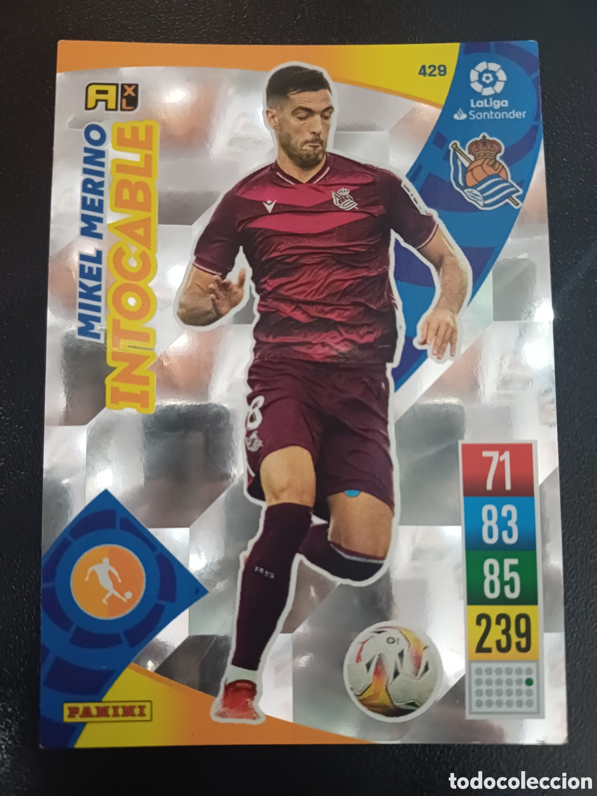Trading Cards: #429 MIKEL MERINO REAL SOCIEDAD INTOCABLE PANINI ADRENALYN XL 2021-22
