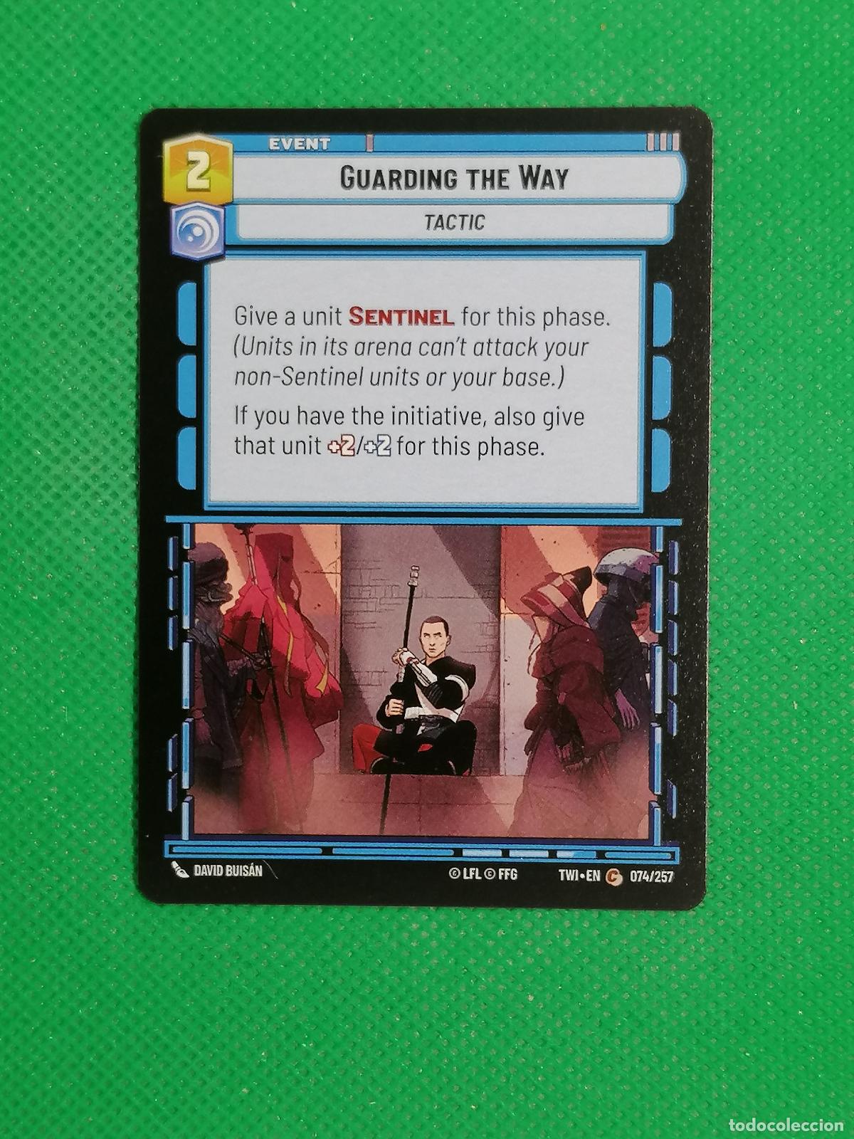 Trading Cards: GUARDING THE WAY 074/257 ⚽ STAR WARS UNLIMITED TRADING CARD GAME ⚽