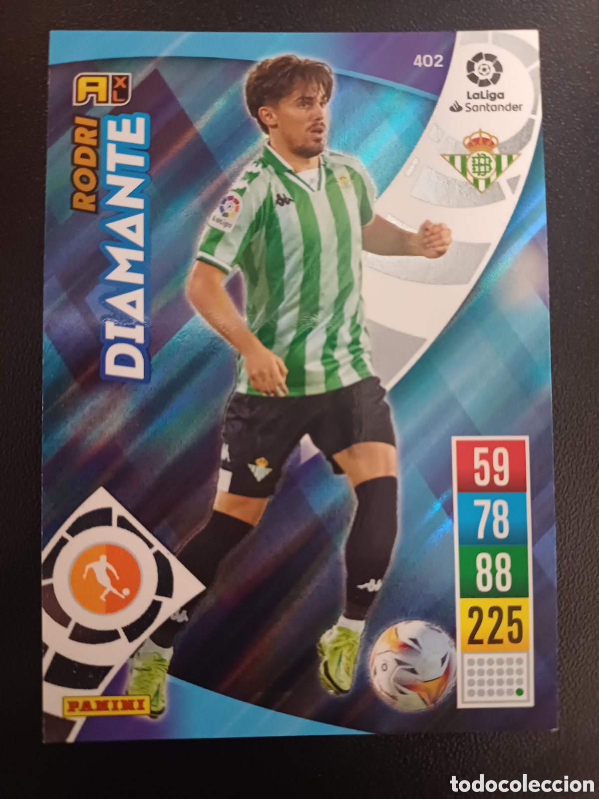 Trading Cards: #402 RODRI REAL BETIS DIAMANTE PANINI ADRENALYN XL 2021-22