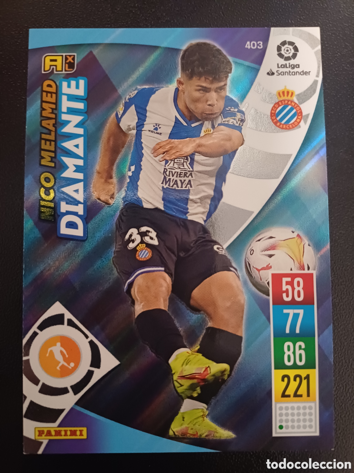 Trading Cards: #403 NICO MELAMED RDC ESPANYOL DIAMANTE PANINI ADRENALYN XL 2021-22