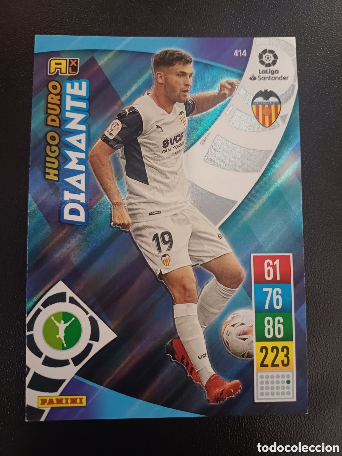 Trading Cards: #414 HUGO DURO VALENCIA CF DIAMANTE PANINI ADRENALYN XL 2021-22