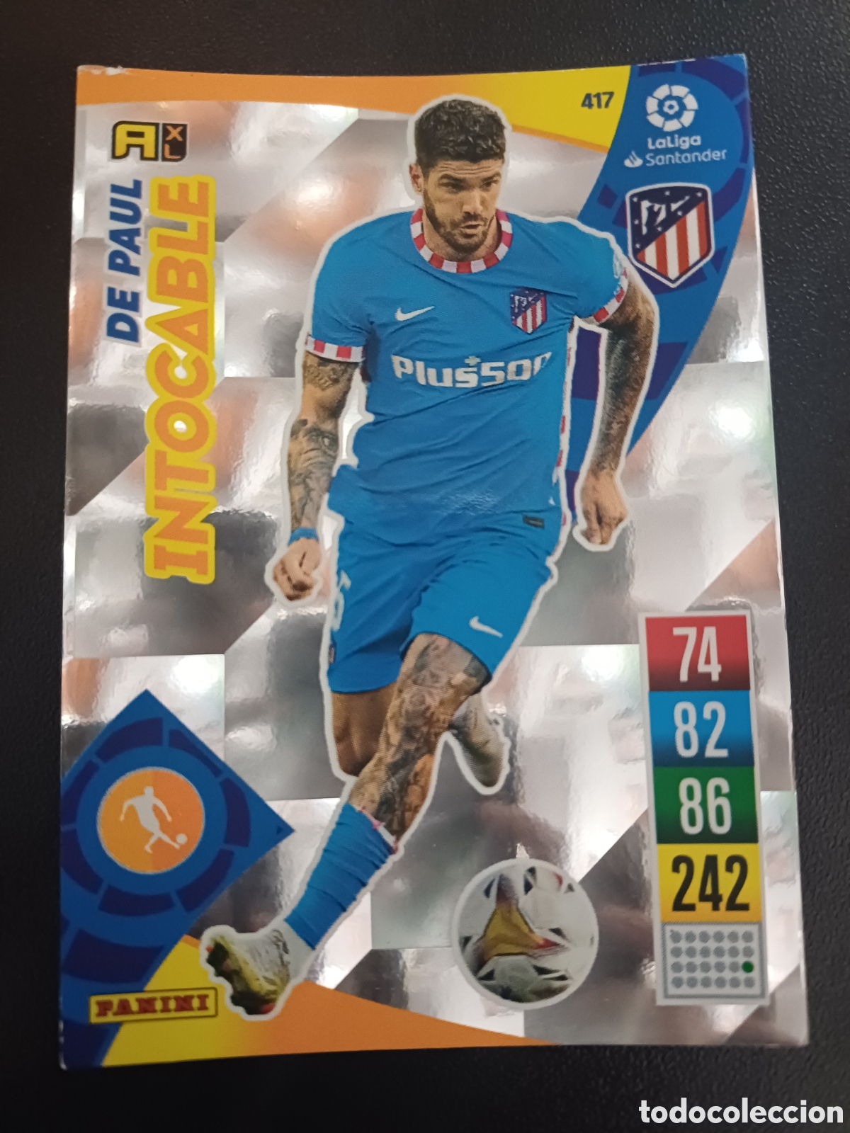 Sammelkarten: #417 DE PAUL ATLETICO DE MADRID INTOCABLE PANINI ADRENALYN XL 2021-22