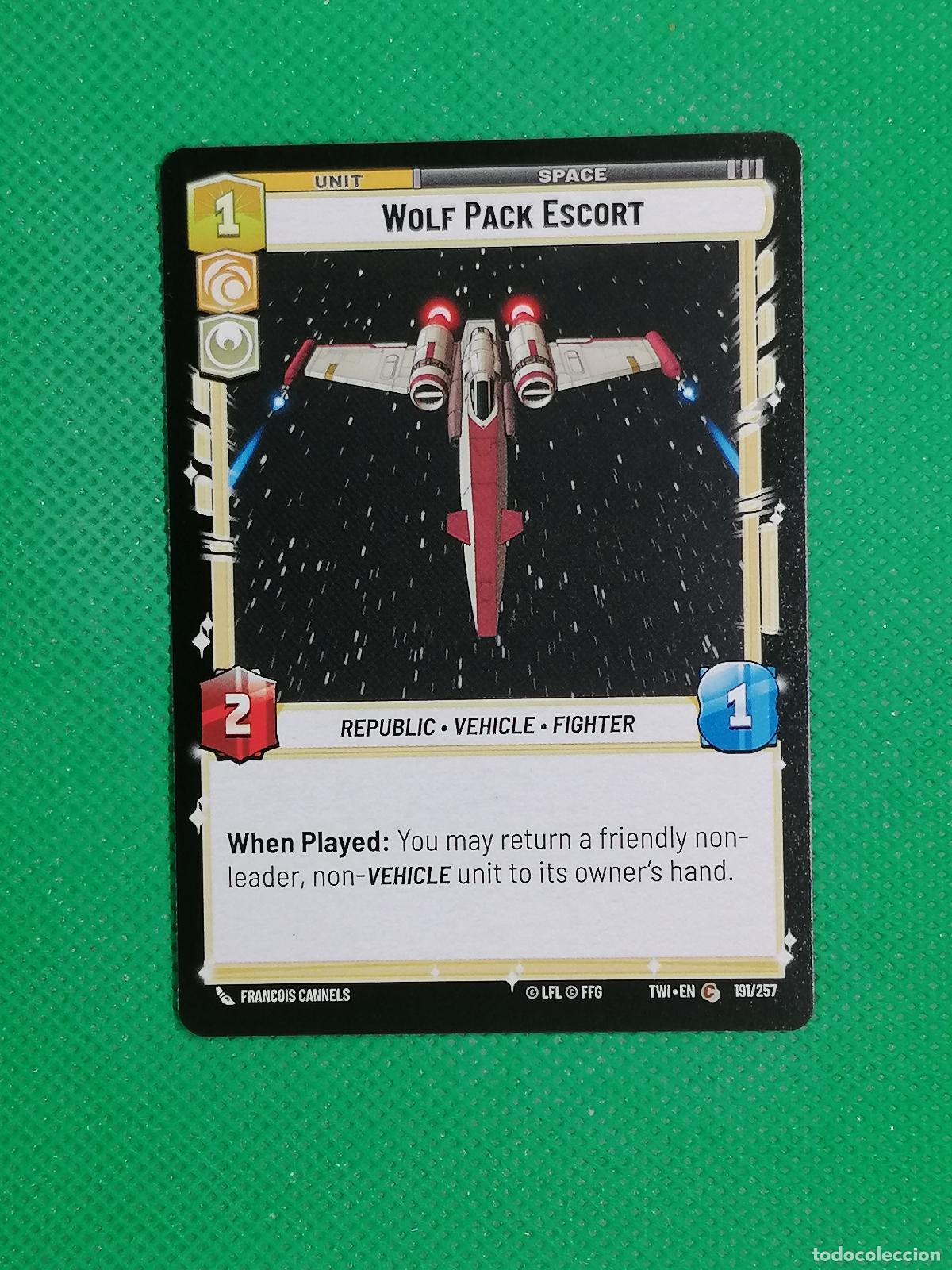 Trading Cards: WOLF PACK ESCORT 191/257 ⚽ STAR WARS UNLIMITED TRADING CARD GAME ⚽