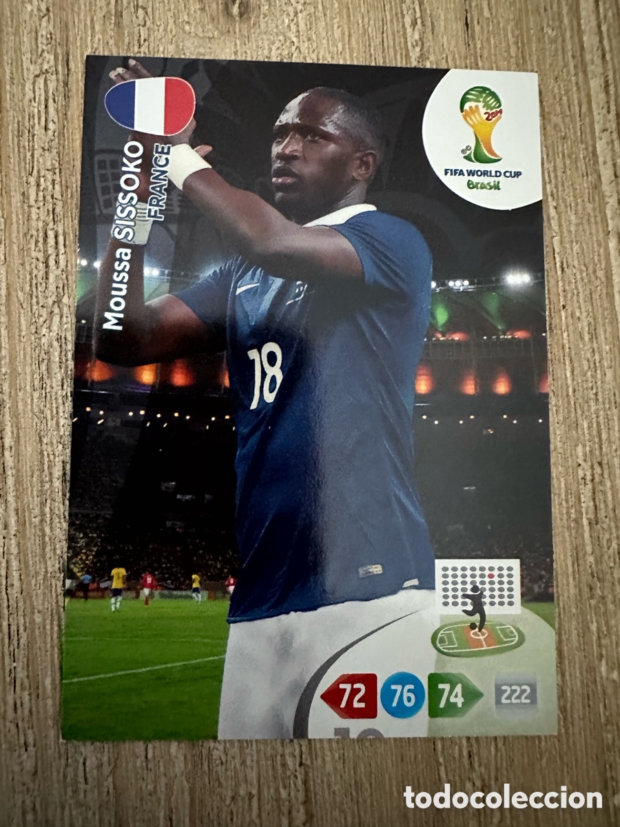 Trading Cards: MOUSSA SISSOKO FRANCIA ADRENALYN XL BRASIL 2014 WORLD CUP MUNDIAL FUTBOL 14
