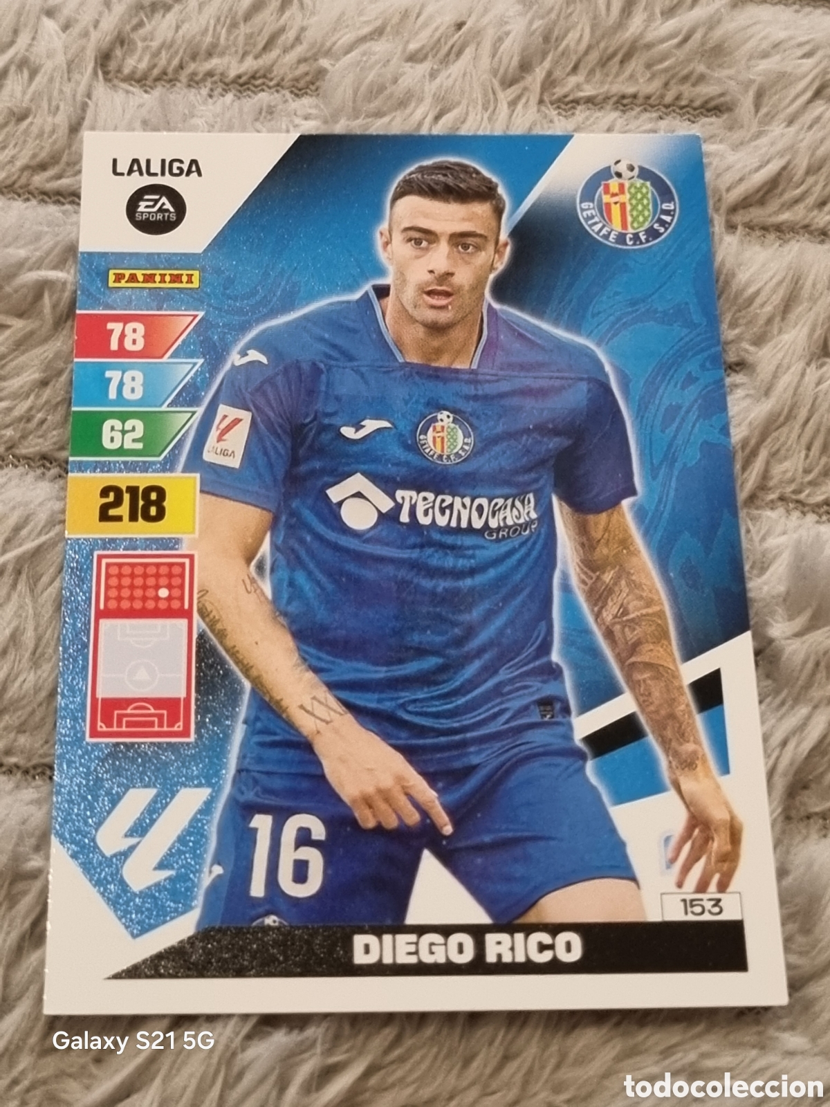 Trading Cards: 153 - DIEGO RICO, GETAFE ADRENALYN 2023-2024