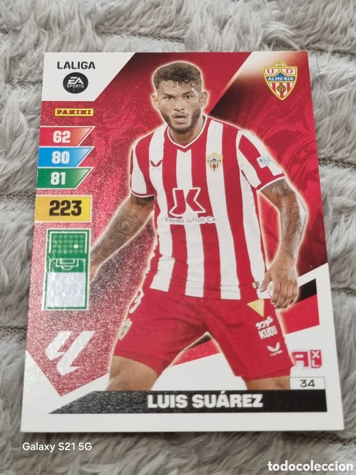 Trading Cards: 34 - LUIS SU&Aacute;REZ, ALMER&Iacute;A ADRENALYN 2023-2024