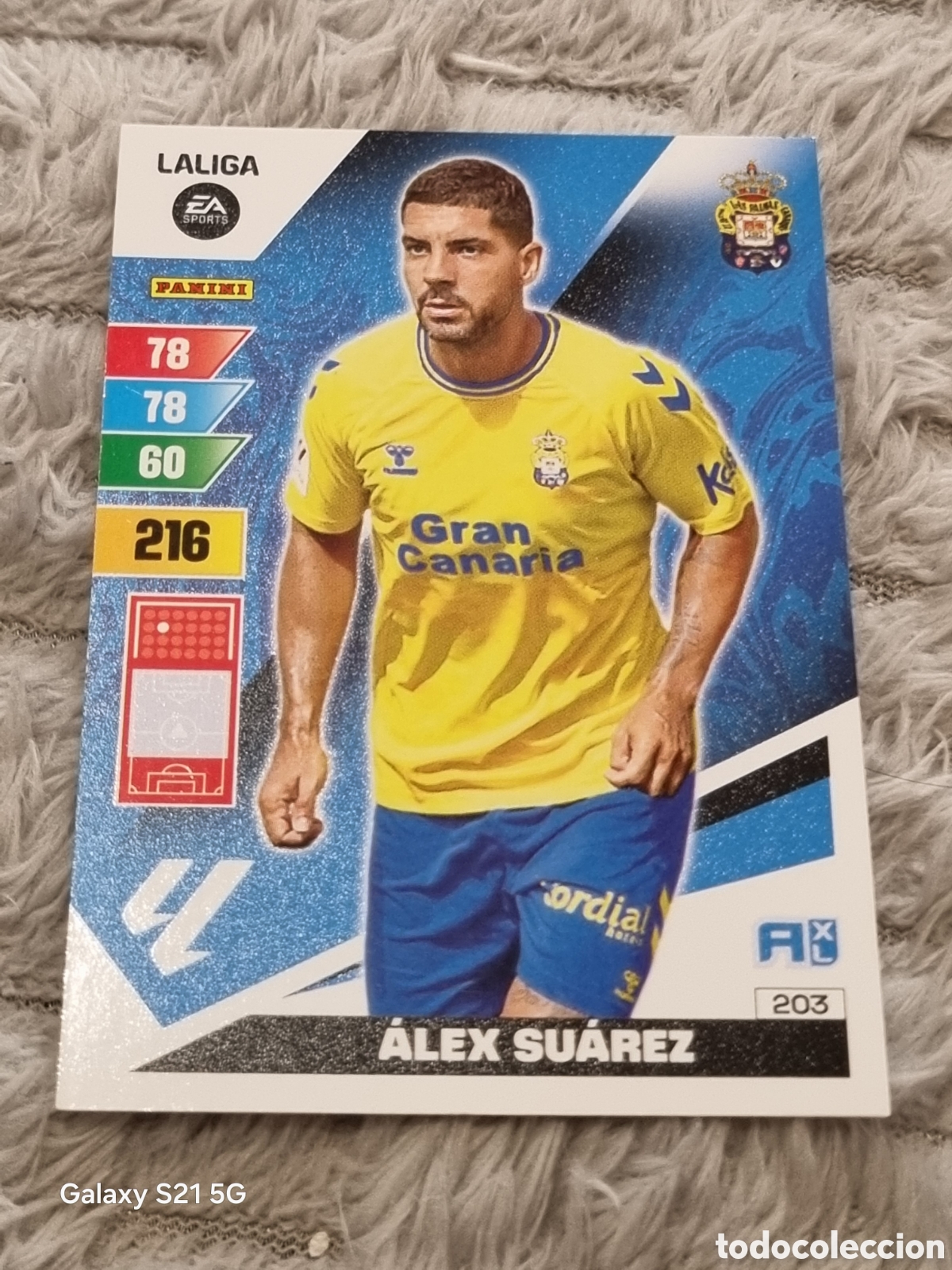 Trading Cards: 203 - ALEX SU&Aacute;REZ. LAS PALMAS ADRENALYN 2023-2024
