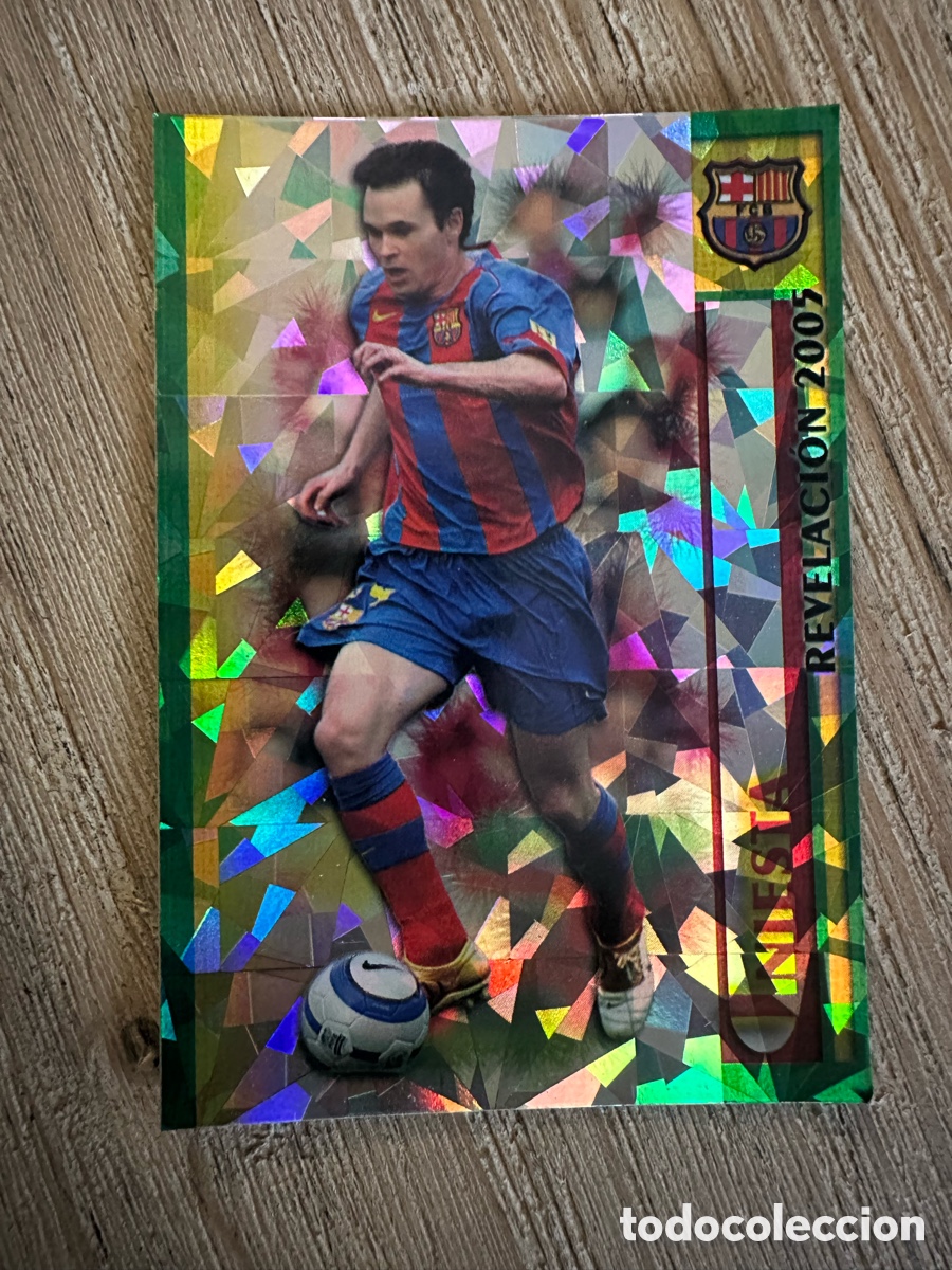Trading Cards: INIESTA FC BARCELONA 26 REVELACION 2005 TRIANGULOS MUNDICROMO 2005-06 05 06