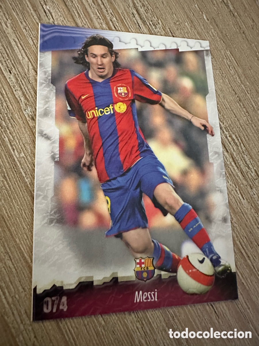 Trading Cards: MESSI FC BARCELONA 074 74 (2 DIGITOS &rdquo;87&rdquo;) MUNDICROMO 2009 2008-09 08-09 08 09