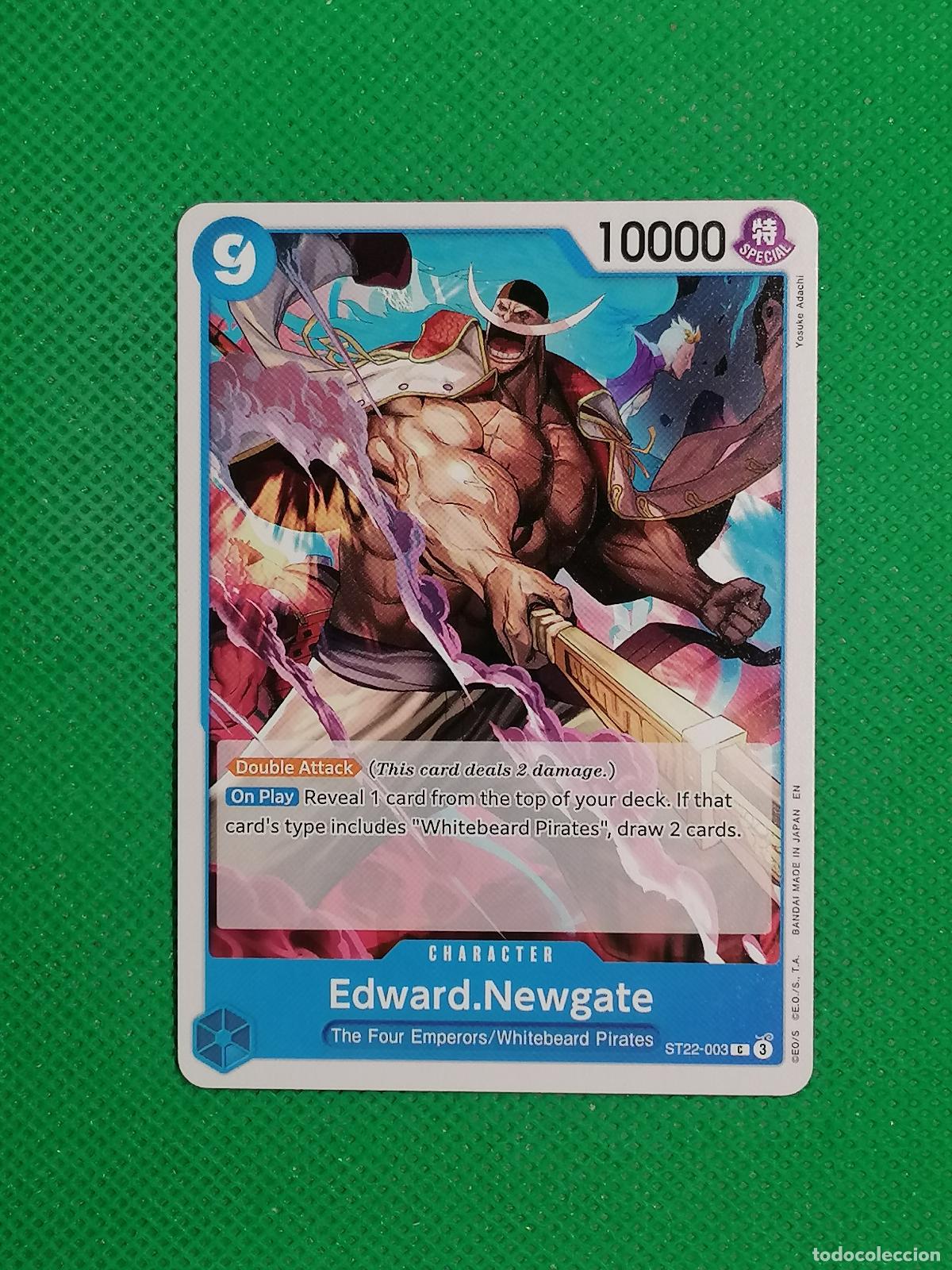 Trading Cards: ST22-003 EDWARD NEWGATE ⚽ ONE PIECE TRADING CARD GAME BANDAI ⚽