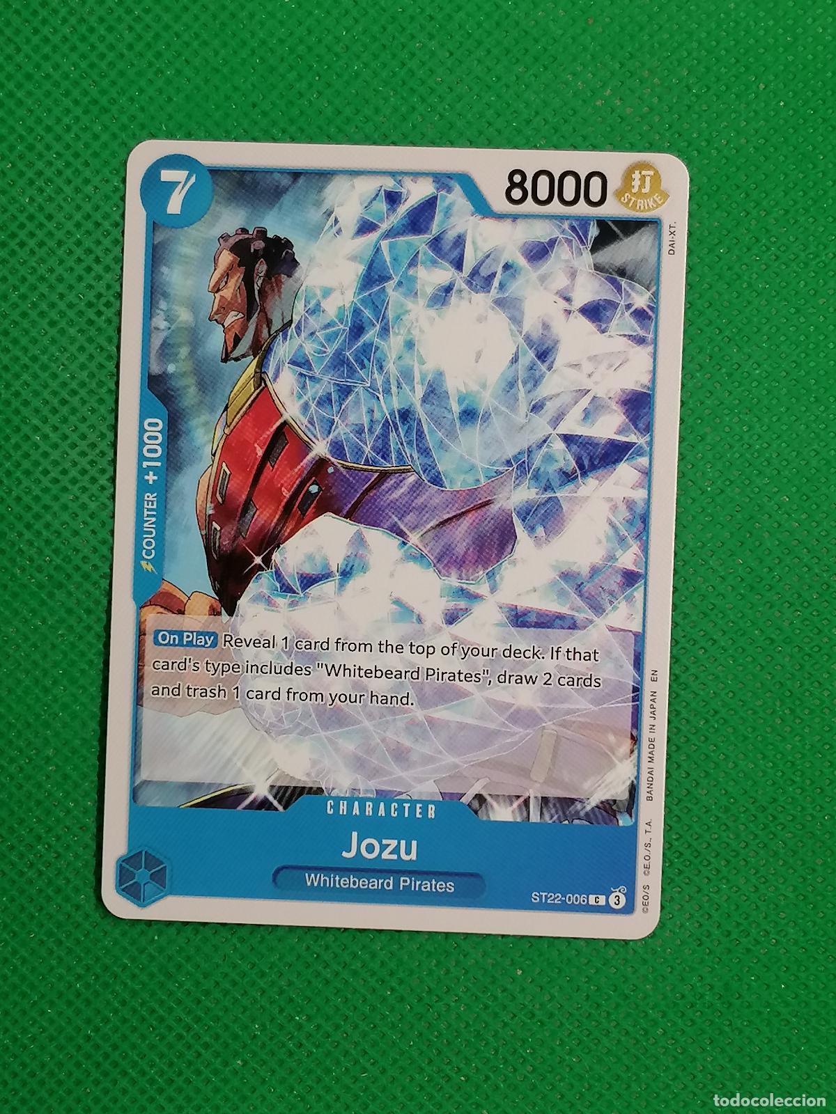 Trading Cards: ST22-006 JOZU ⚽ ONE PIECE TRADING CARD GAME BANDAI ⚽