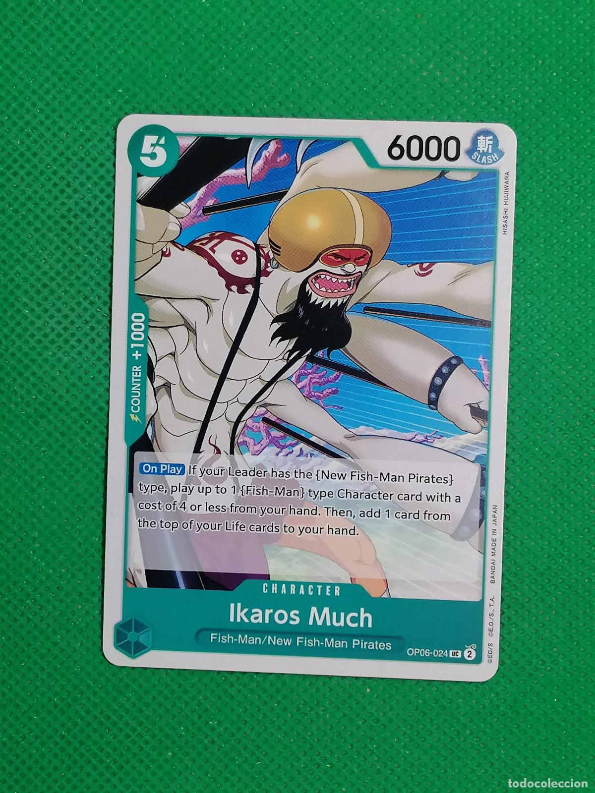 Trading Cards: OP06-024 IKAROS MUCH ⚽ ONE PIECE TRADING CARD GAME BANDAI ⚽