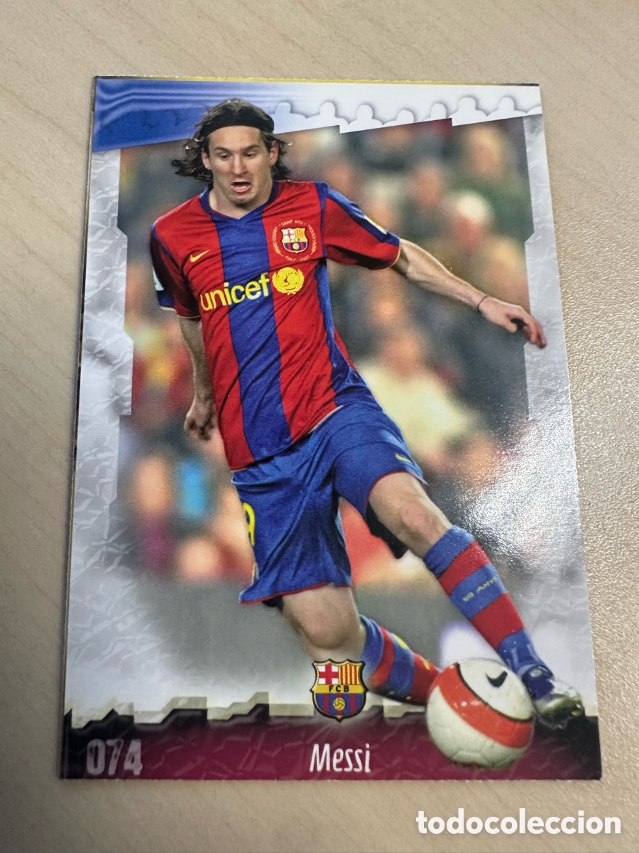 Trading Cards: MESSI FC BARCELONA 074 74 (4 DIGITOS &rdquo;1987&rdquo;) MUNDICROMO 2009 2008-09 08-09 08 09