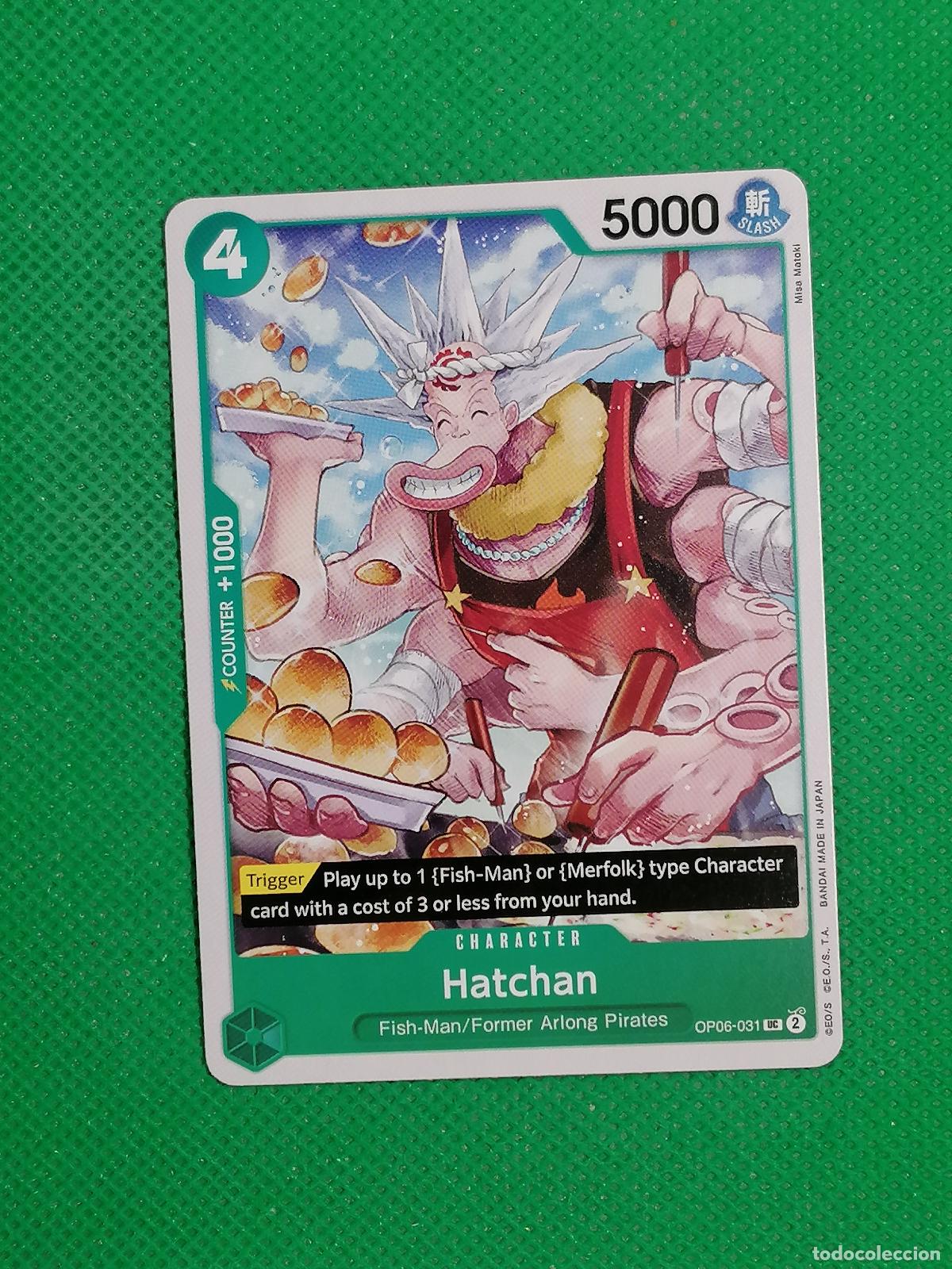 Trading Cards: CP06-031 HATCHAN ⚽ ONE PIECE TRADING CARD GAME BANDAI ⚽
