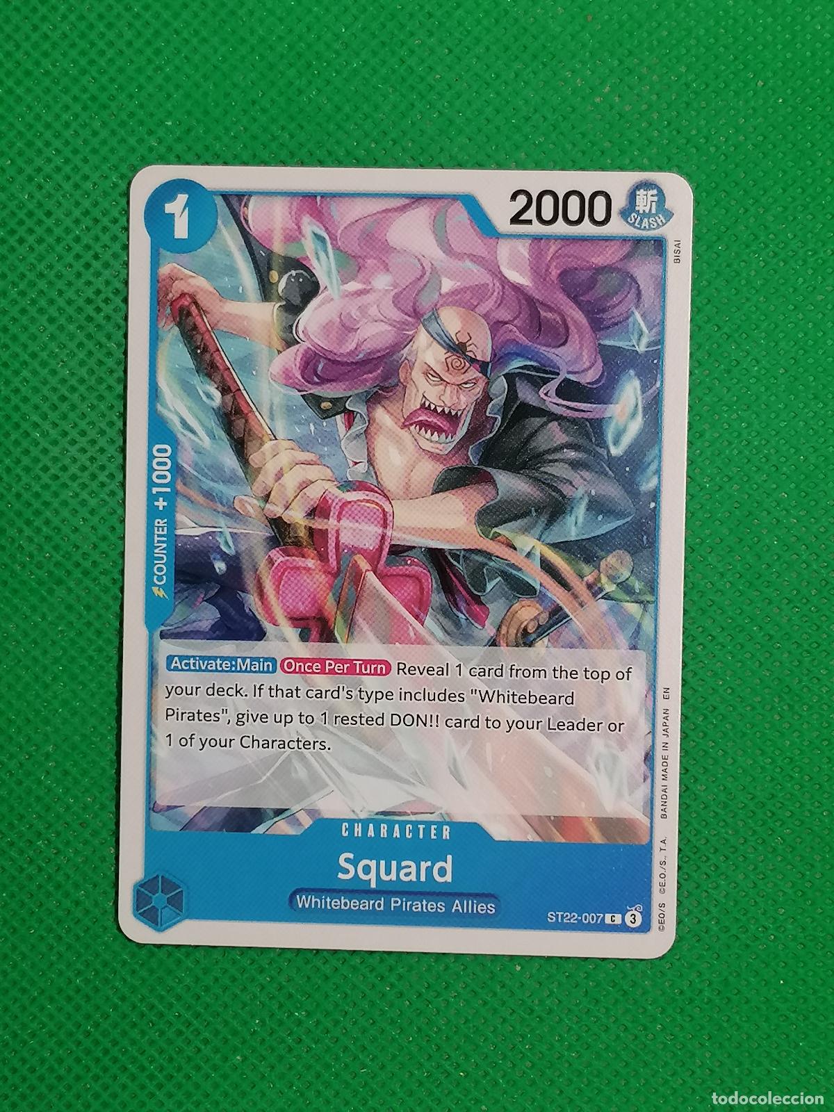 Trading Cards: ST22-007 SQUARD ⚽ ONE PIECE TRADING CARD GAME BANDAI ⚽