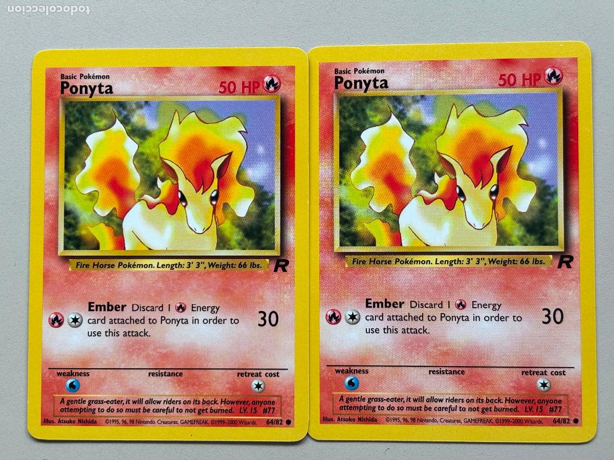 Trading Cards: POKEMON TCG - PONYTA x 2 ( JUNGLE # 64 )