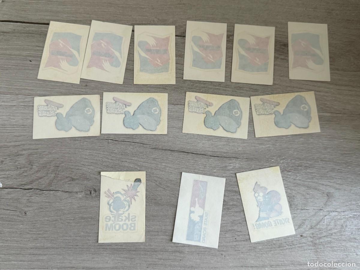 Trading Cards: 13 cromos tatuajes Finger Skate de Bimbocao