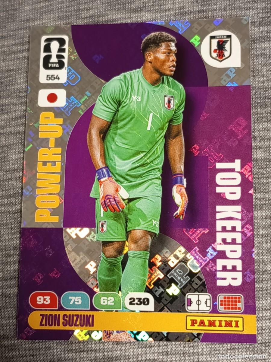 Trading Cards: ADRENALYN XL FIFA WORLD CUP 2026 POWER-UP TOP KEEPER N&deg;554 ZION SUZUKI nuevo