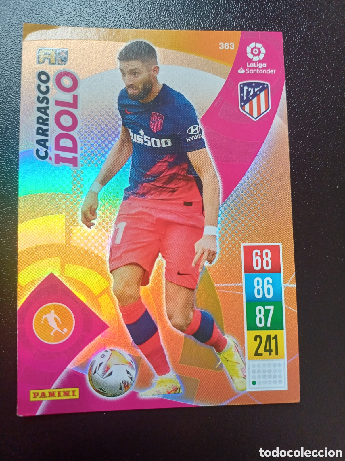 Trading Cards: #363 CARRASCO ATLETICO DE MADRID IDOLO PANINI ADRENALYN XL 2021-22