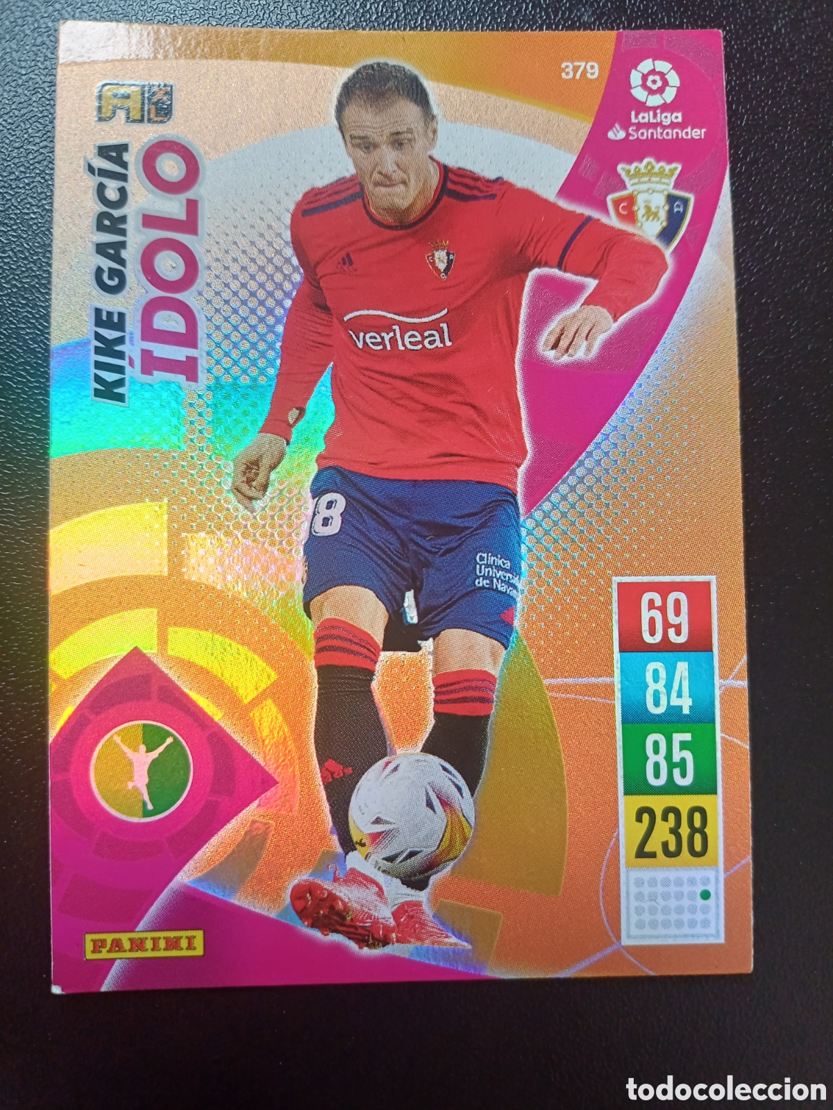 Trading Cards: #379 KIKE GARCIA CD OSASUNA IDOLO PANINI ADRENALYN XL 2021-22