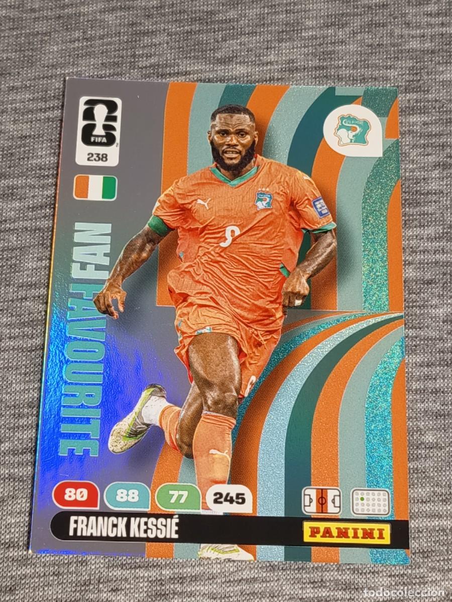 Trading Cards: ADRENALYN XL FIFA WORLD CUP 2026 FRANCK KESSIE N&deg;238 FAN FAVOURITE nuevo