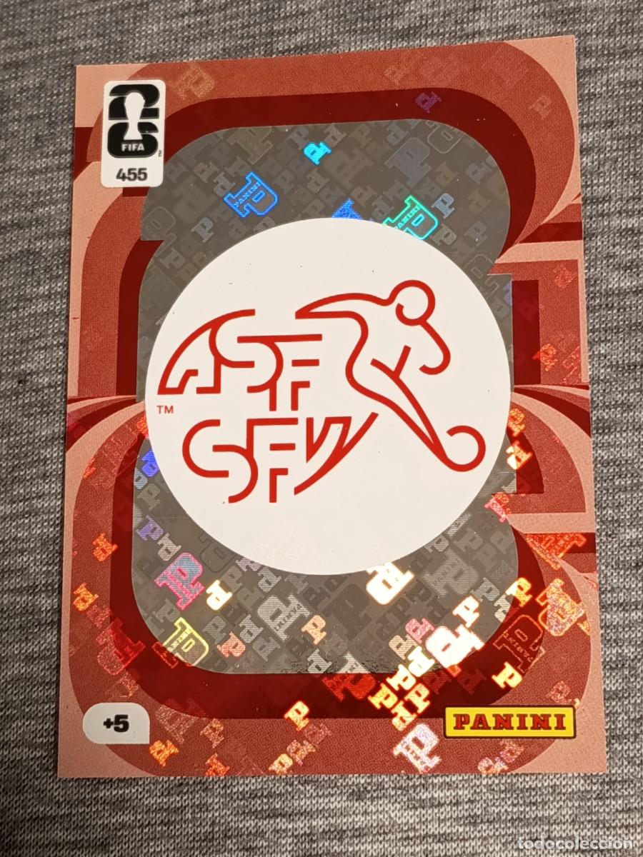 Trading Cards: ADRENALYN XL FIFA WORLD CUP 2026 ESCUDO N&deg;455 SUIZA nuevo