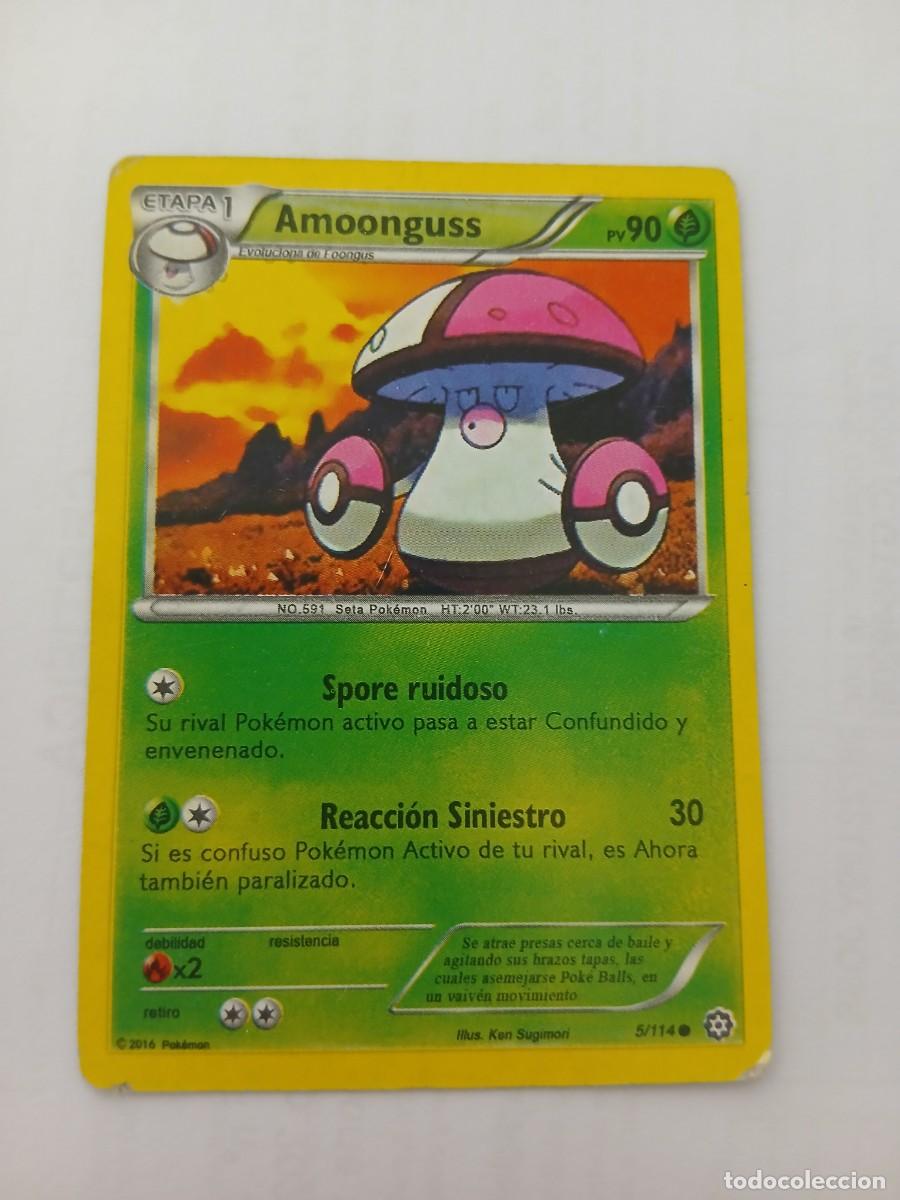 Trading Cards: Carta Pok&eacute;mon de Amoonguss, edici&oacute;n en espa&ntilde;ol. - N&uacute;mero de carta: 5/114 - A&ntilde;o de publicaci&oacute;n: 2016