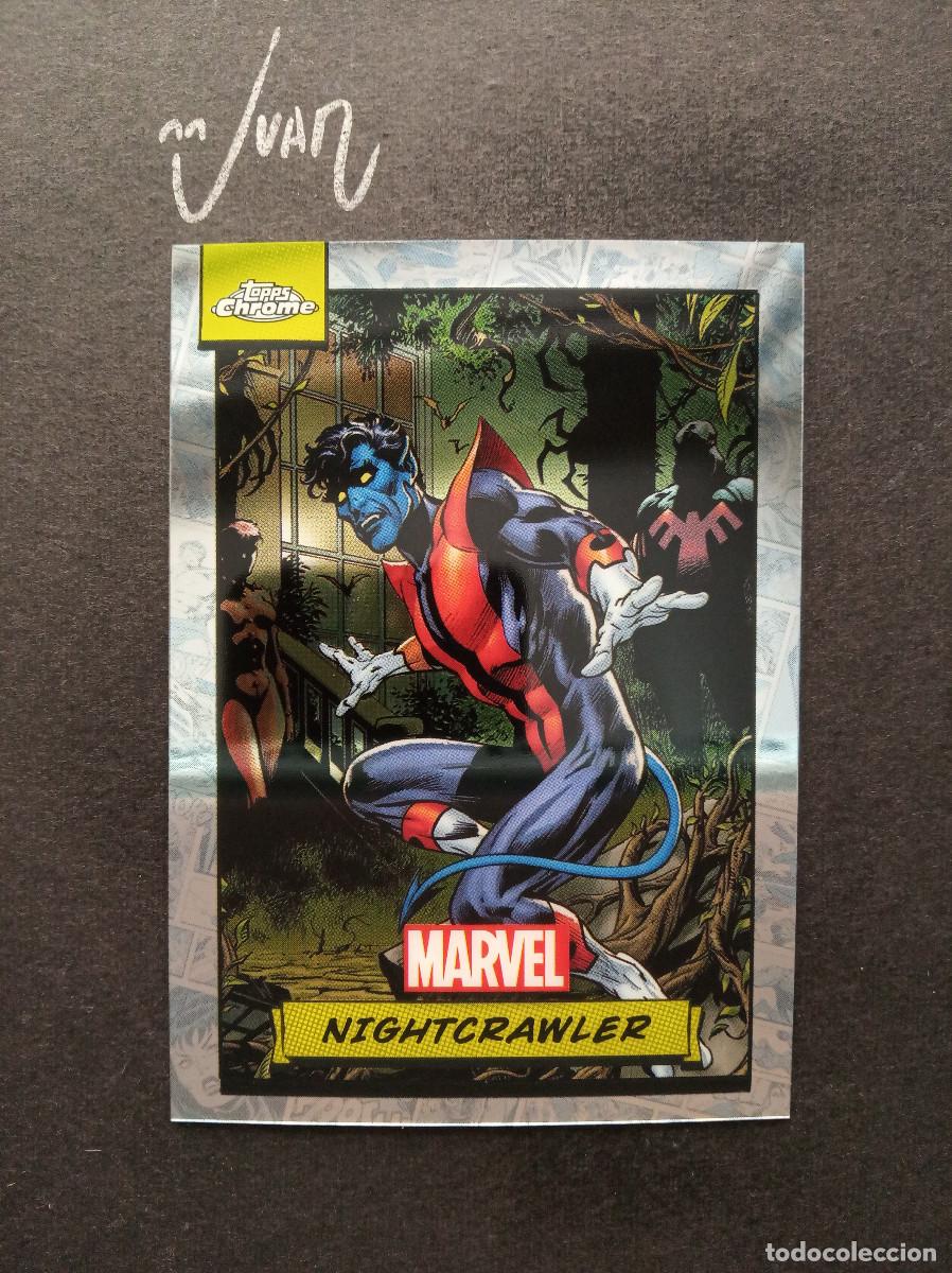 Trading Cards: N&ordm; 83 NIGHTCRAWLER ''RONDADOR NOCTURNO'' MERODEADOR ⚽ TOPPS &reg; CHROME MARVEL TRADING CARDS 2024 NUEVO