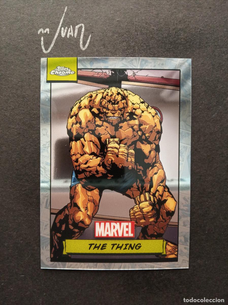 Trading Cards: N&ordm; 10 THE THING ''LA COSA'' LOS 4 FANTASTICOS ⚽ TOPPS &reg; CHROME MARVEL TRADING CARDS 2024 NUEVO
