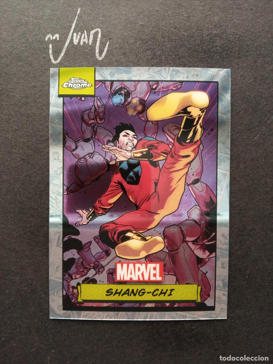 Trading Cards: N&ordm; 73 SHANG-CHI Y LA LEYENDA DE LOS 10 ANILLOS TOPPS &reg; CHROME MARVEL TRADING CARDS 2024 NUEVO