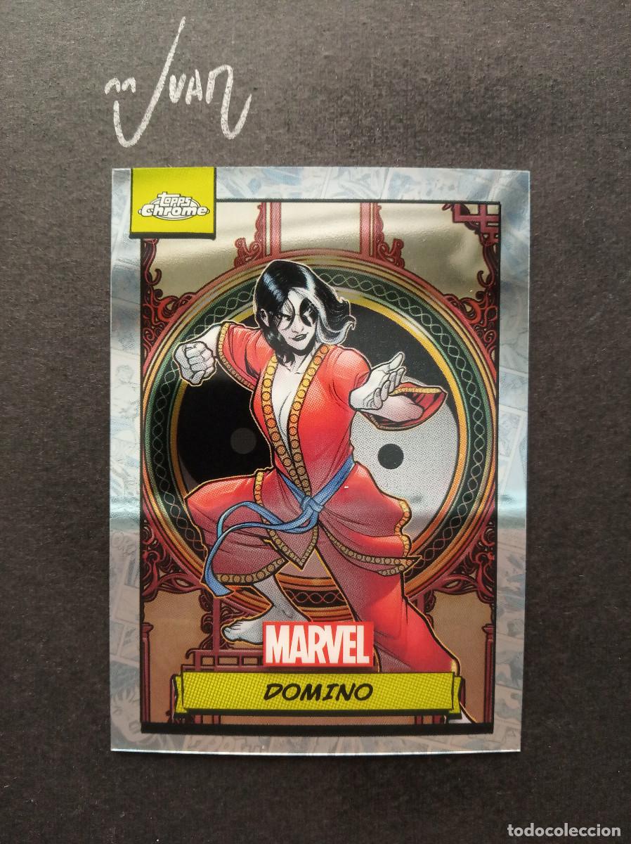 Trading Cards: N&ordm; 67 DOMINO ''NEENA THURMAN'' FROM X-FORCE TOPPS &reg; CHROME MARVEL TRADING CARDS 2024 NUEVO