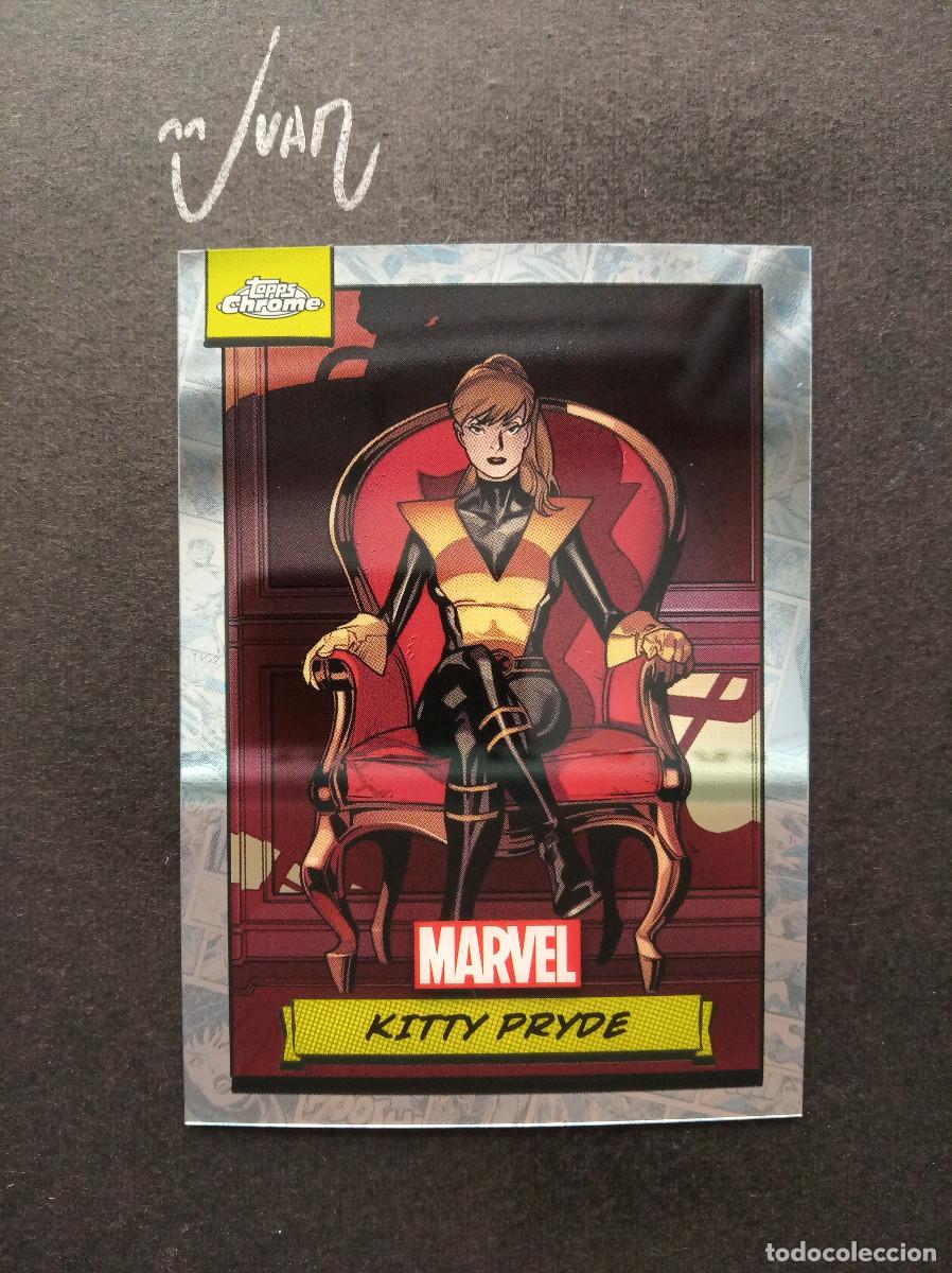 Trading Cards: N&ordm; 95 KITTY PRIDE ''KATHERINE ANNE'' FROM X-MEN TOPPS &reg; CHROME MARVEL TRADING CARDS 2024 NUEVO