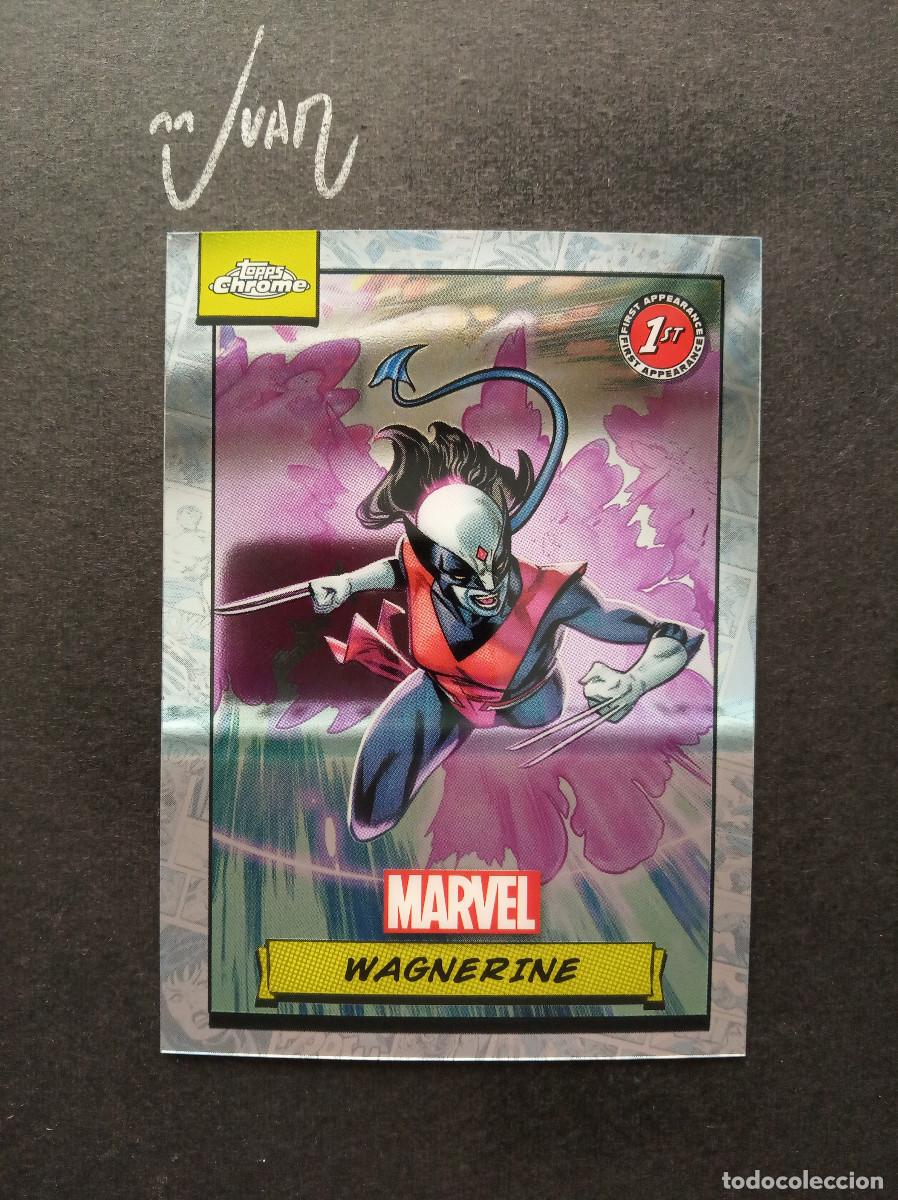 Trading Cards: N&ordm; 80 1ST APPEARANCE WAGNERINE FROM X-FORCE TOPPS &reg; CHROME MARVEL TRADING CARDS 2024 NUEVO