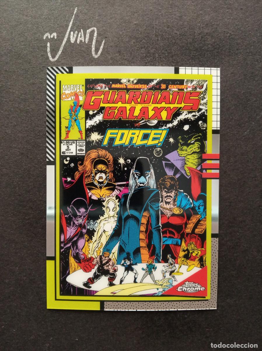Trading Cards: MN-9 MARVEL 90s GUARDIANS OF THE GALAXY #5 FROM COMICS TOPPS &reg; CHROME TRADING CARDS 2024 NUEVO