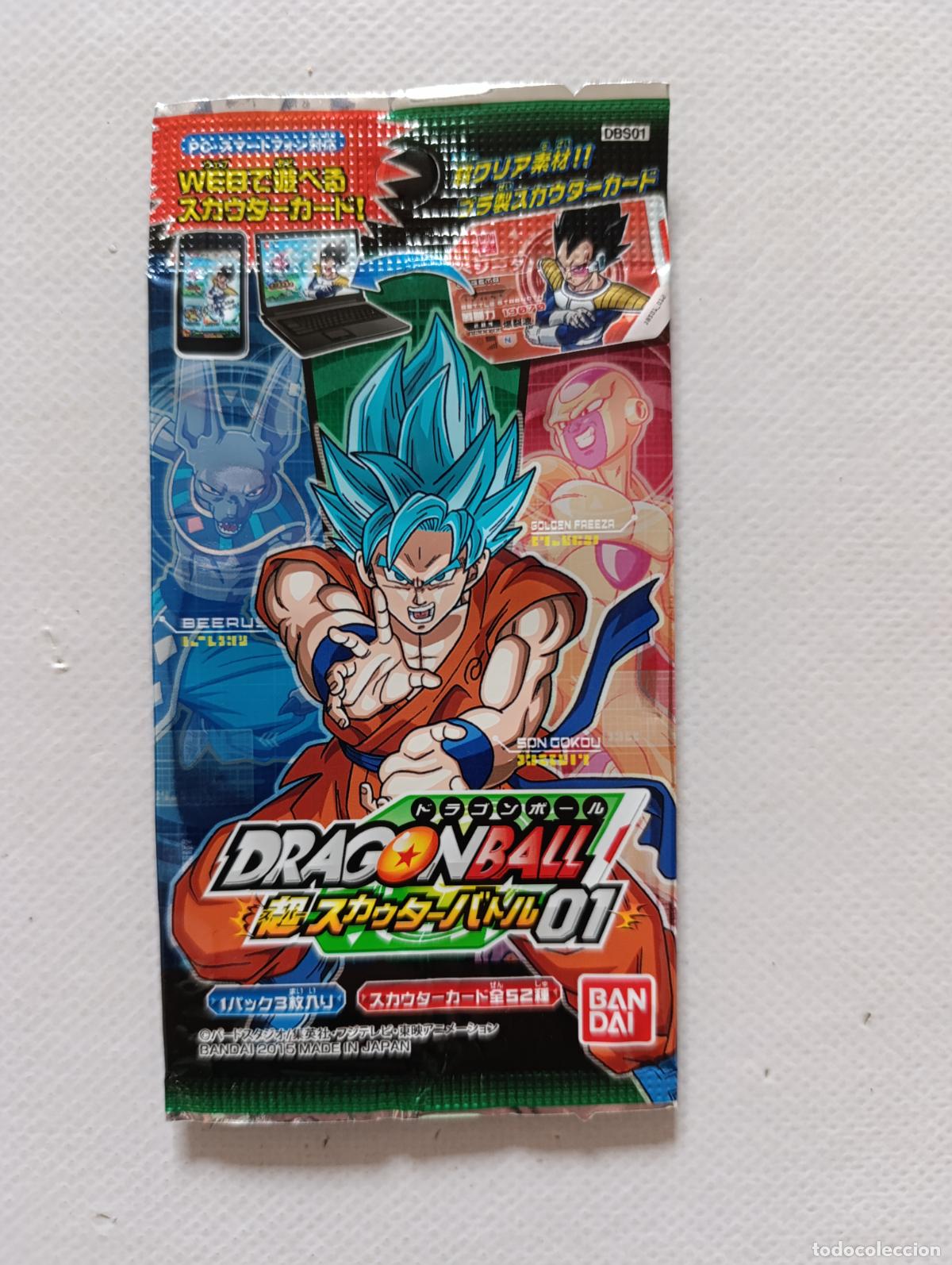 Trading Cards: SOBRE VACIO DRAGON BALL - BANDAI JAPON 2015 - ESTA VACIO (209A)