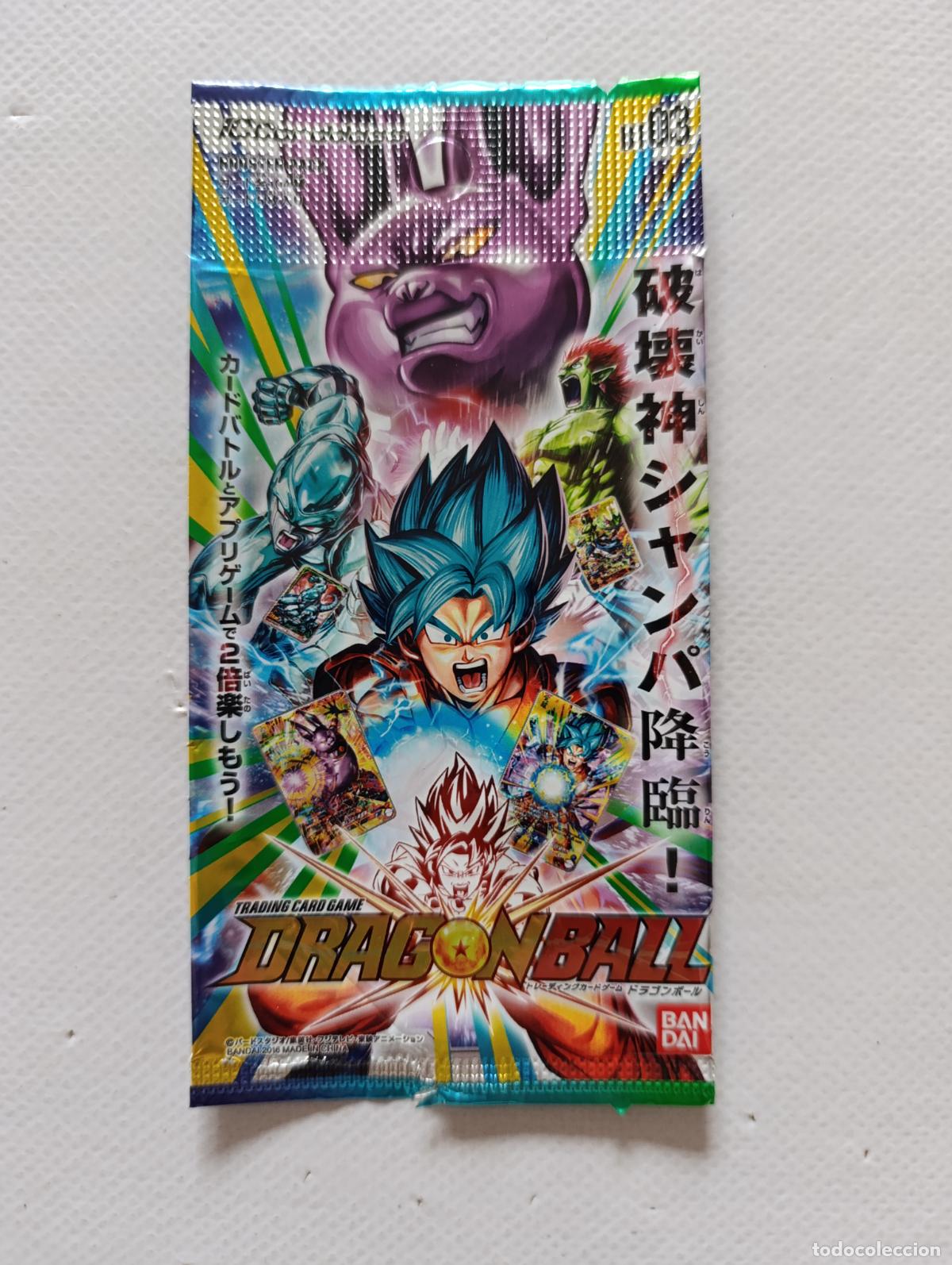 Trading Cards: SOBRE VACIO DRAGON BALL TRADING CARD GAME - BANDAI 2016 - ESTA VACIO (209A)