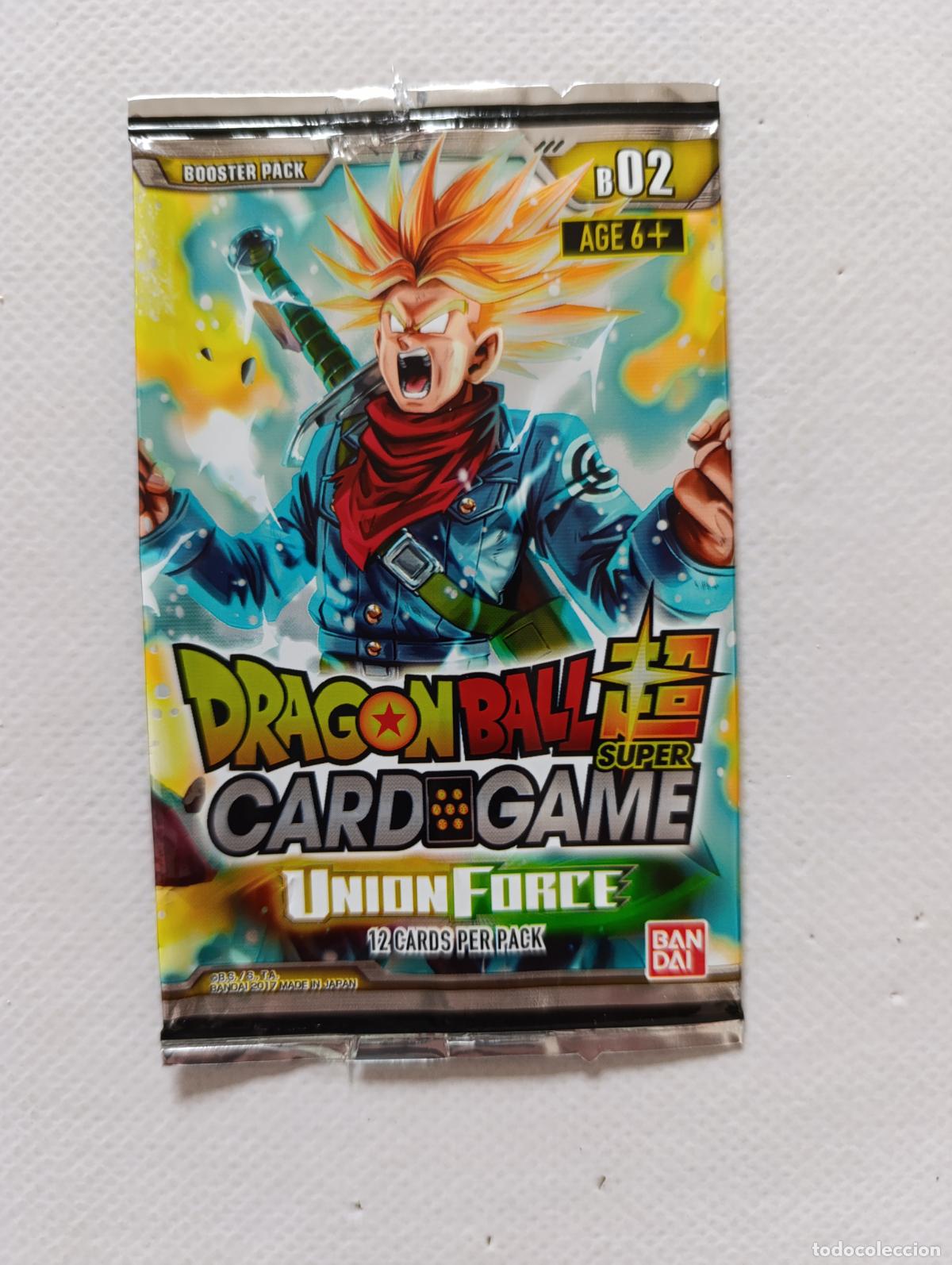 Trading Cards: SOBRE VACIO DRAGON BALL SUPER CARD GAME UNION FORCE - BANDAI 2017 - ESTA VACIO (209A)