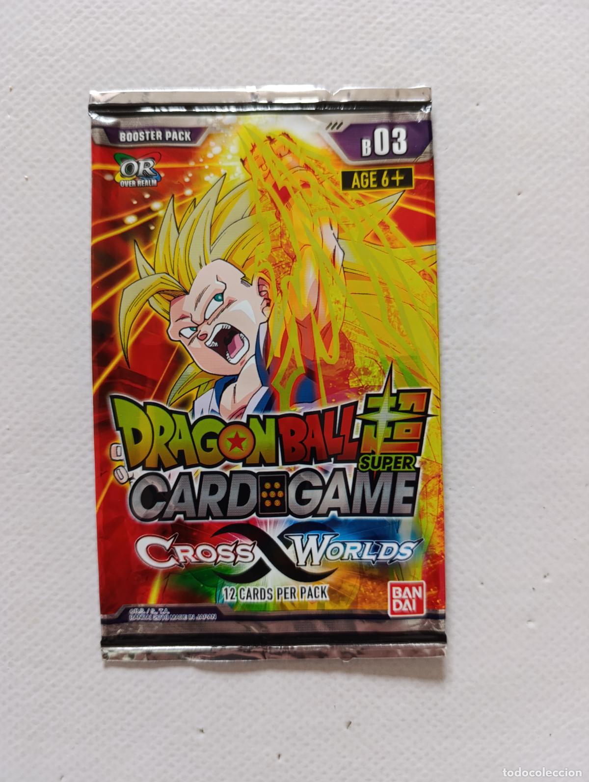 Trading Cards: SOBRE VACIO DRAGON BALL SUPER CARD GAME CROSS WORLDS - BANDAI 2018 - ESTA VACIO (209A)