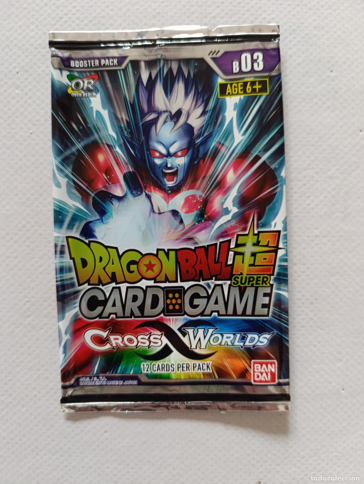 Trading Cards: SOBRE VACIO DRAGON BALL SUPER CARD GAME CROSS WORLDS - BANDAI 2018 - ESTA VACIO (209A)