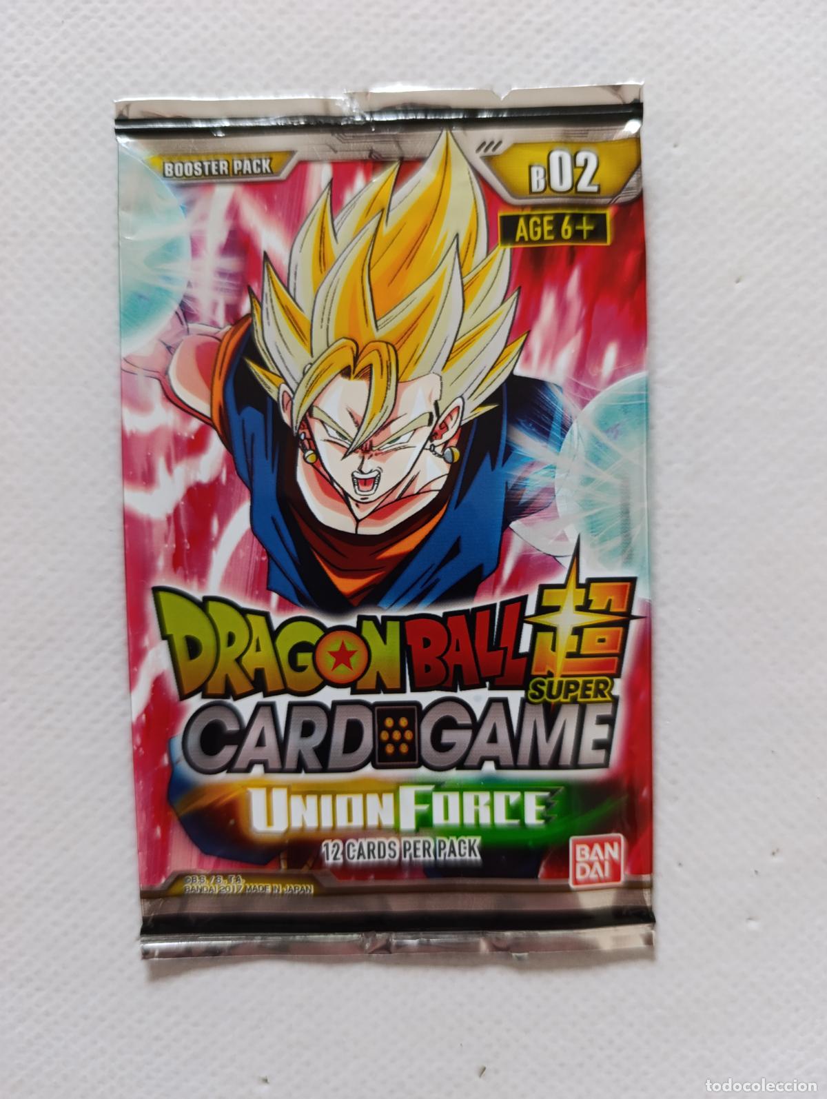 Trading Cards: SOBRE VACIO DRAGON BALL SUPER CARD GAME UNION FORCE - BANDAI 2017 - ESTA VACIO (209A)