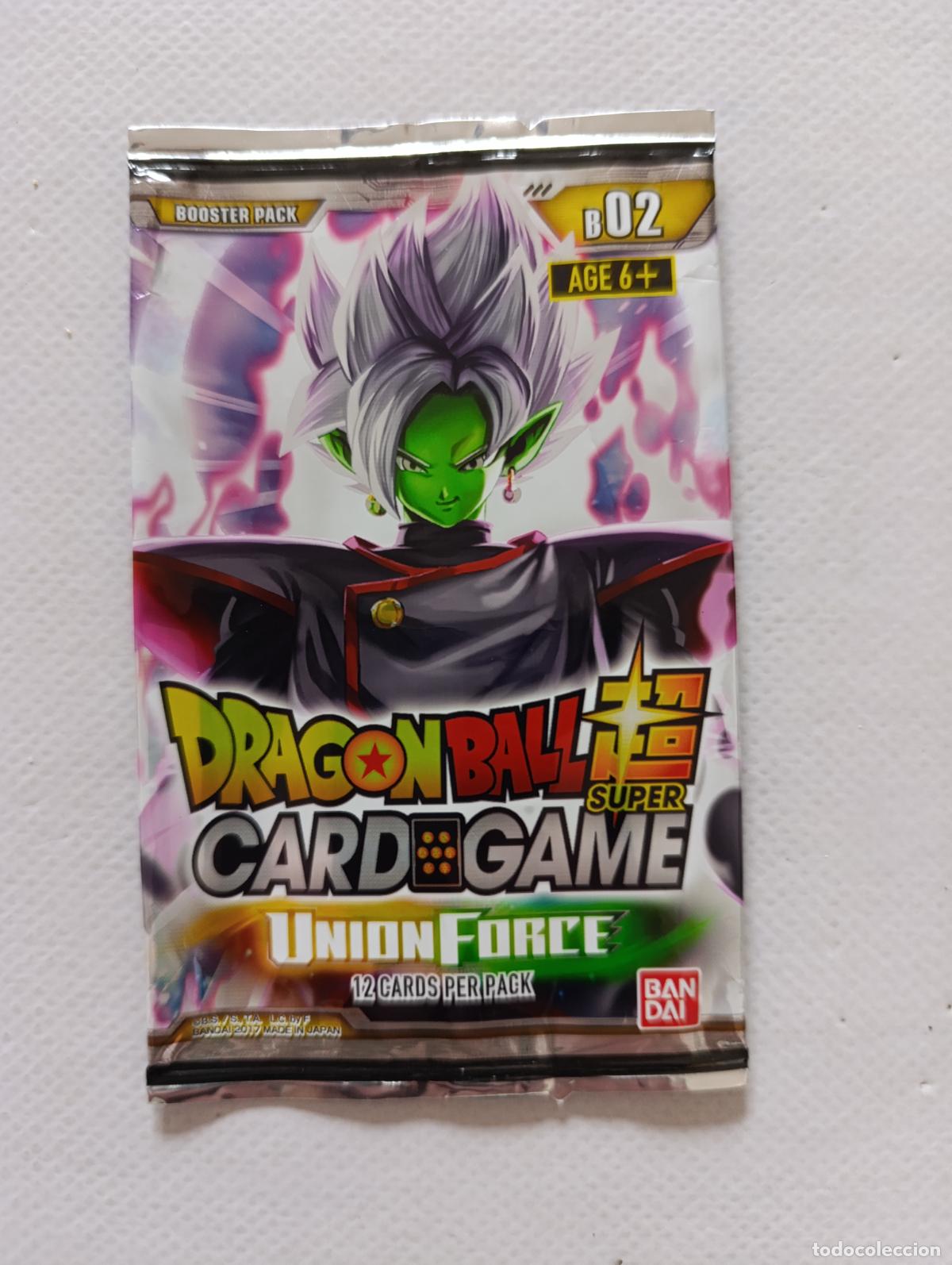 Trading Cards: SOBRE VACIO DRAGON BALL SUPER CARD GAME UNION FORCE - BANDAI 2017 - ESTA VACIO (209A)