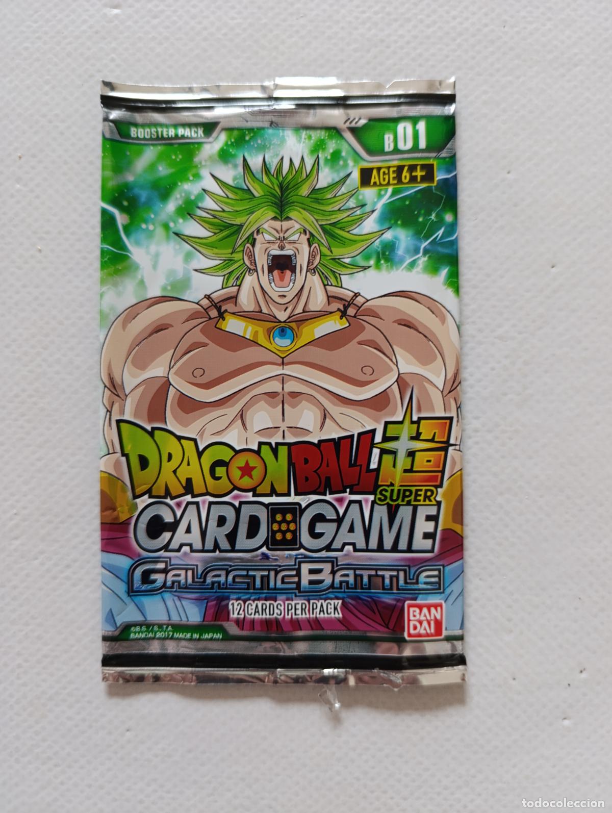 Trading Cards: SOBRE VACIO DRAGON BALL SUPER CARD GAME UGALACTIC BATTLE - BANDAI 2017 - ESTA VACIO (209A)