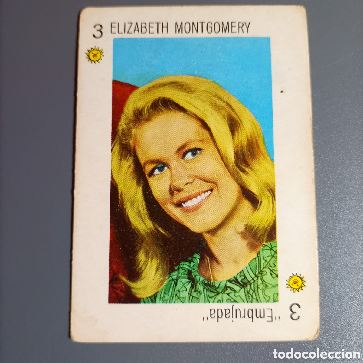 Trading Cards: CARTA COLECCIONABLE. TELE BANCO CANCION. №3 ELIZABETH MONTGOMERY