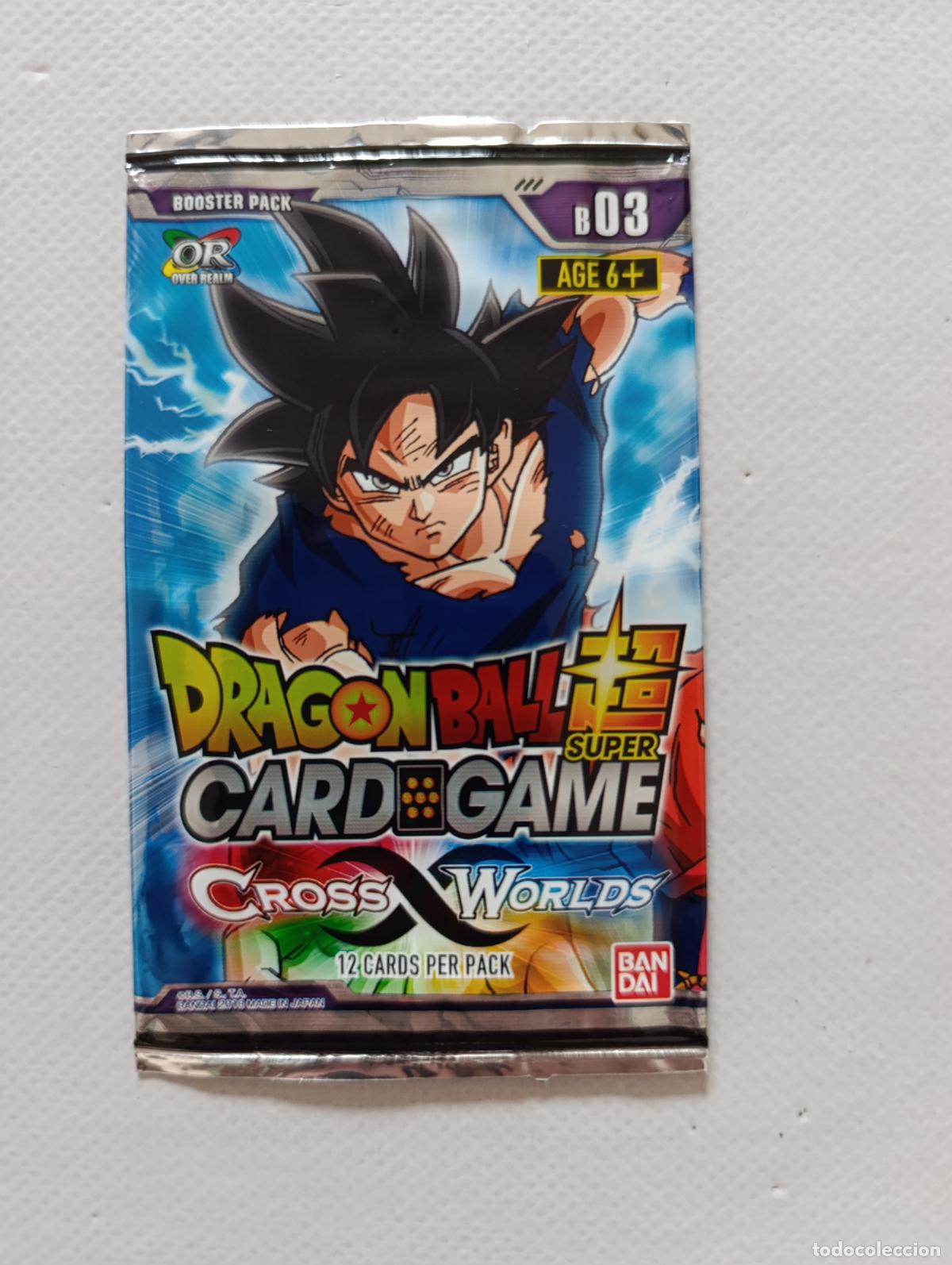 Trading Cards: SOBRE VACIO DRAGON BALL SUPER CARD GAME CROSS WORLDS - BANDAI 2018 - ESTA VACIO (209A)