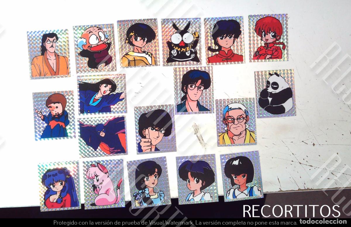 Trading Cards: RANMA PRISM 18 PANINI STICKERS