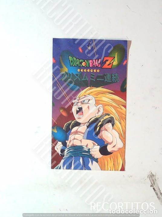 Trading Cards: DRAGON BALL Z CARDS PRISM MINI RENZOKU AMADA ENVOLTORIO SOBRE VACIO